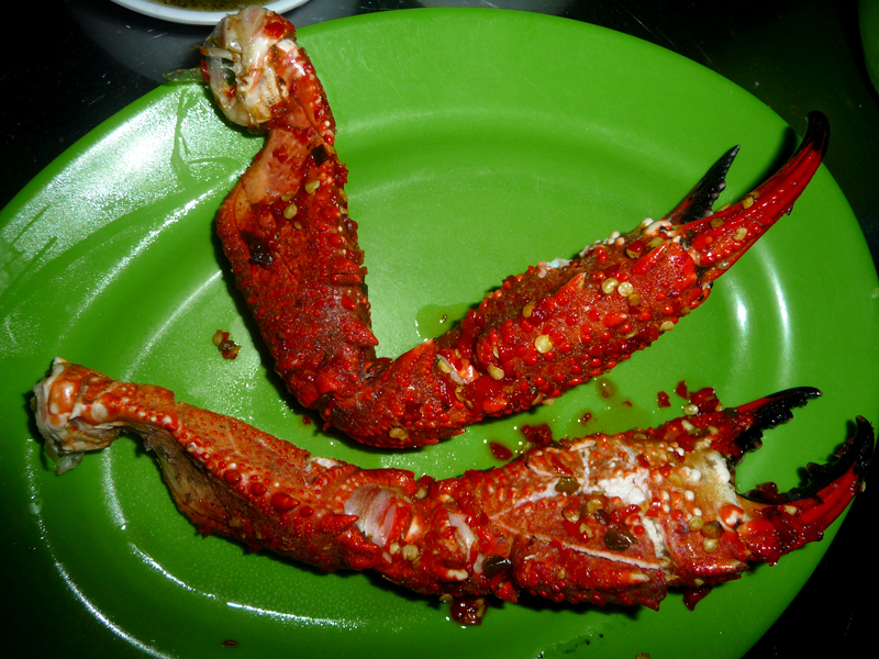 Càng ghẹ rang muối ớt