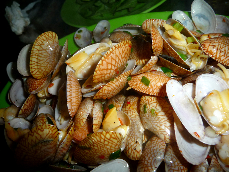 Sò lụa xào mỡ hành