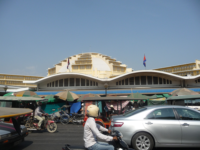 Khung cảnh chợ mới