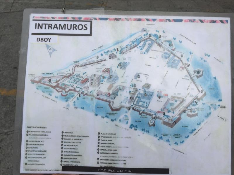 Bản đồ Intramuros