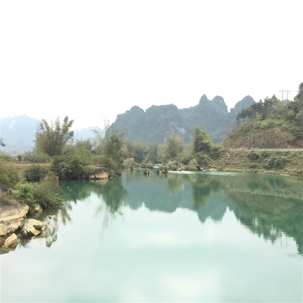 Đường đi đến Thác Bản Giốc