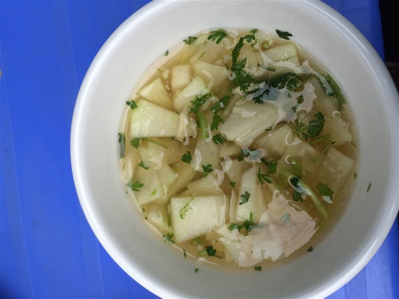 Nước chấm bánh bắp và bánh tôm chiên