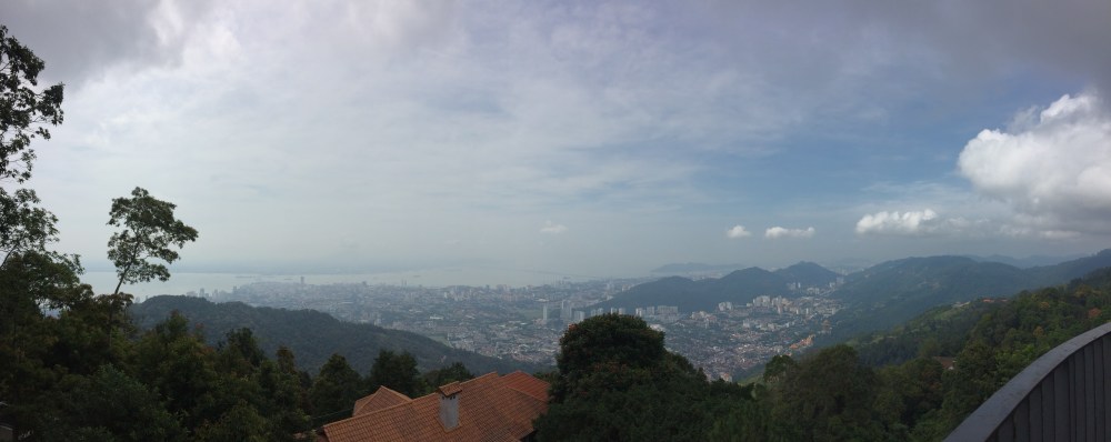 Cảnh thành phố Penang nhìn từ Penang Hill