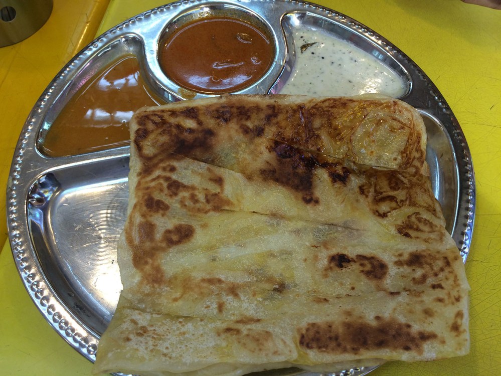 Đồ chay ở tiệm ăn trước Batu Caves