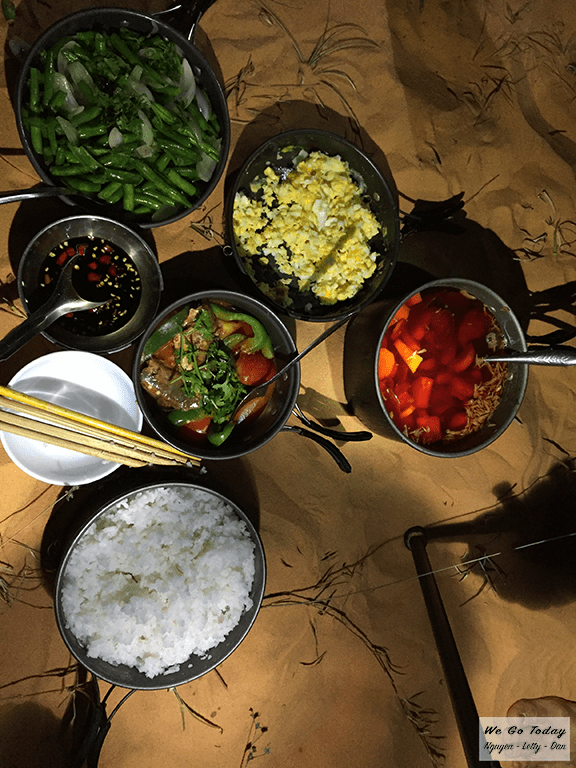 Buổi tối ở sa mạc cát Hòa Thắng