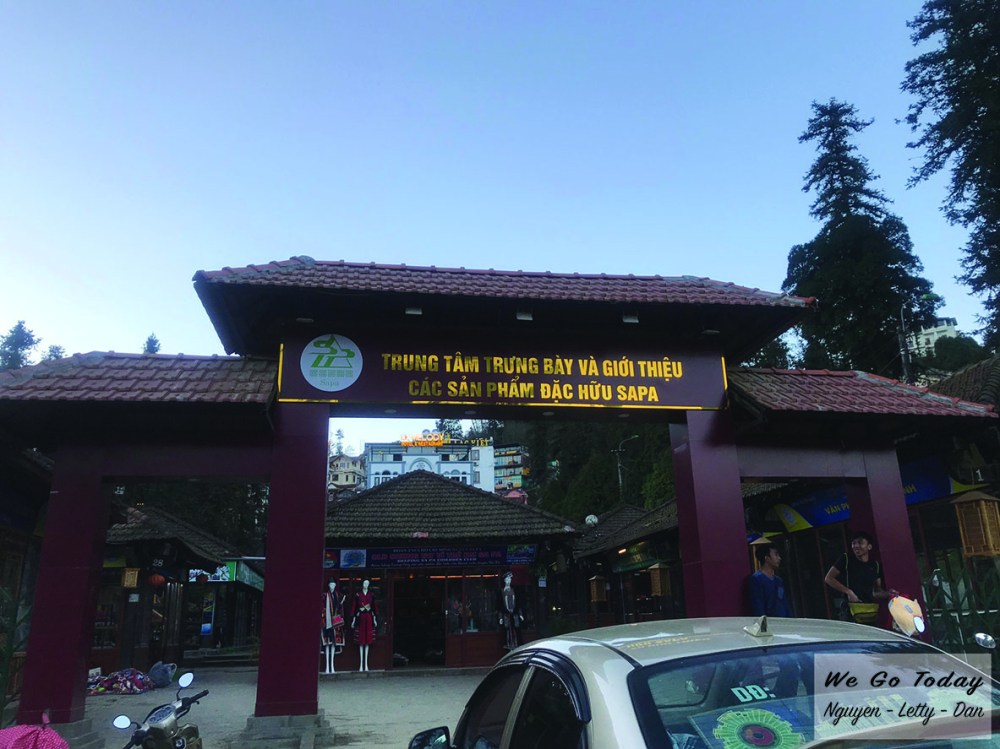 Khu trưng bày các đặc sản Sapa - nhưng cá nhân mình thấy không có gì đặc sắc