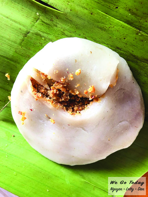 Bánh dày nhân ngọt ở Sapa