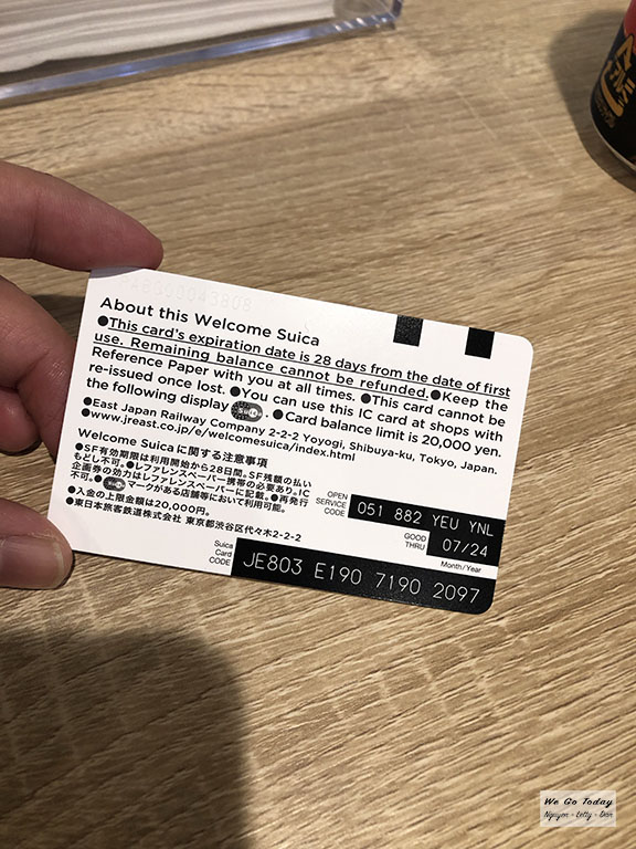 Thẻ tàu điện 28 ngày