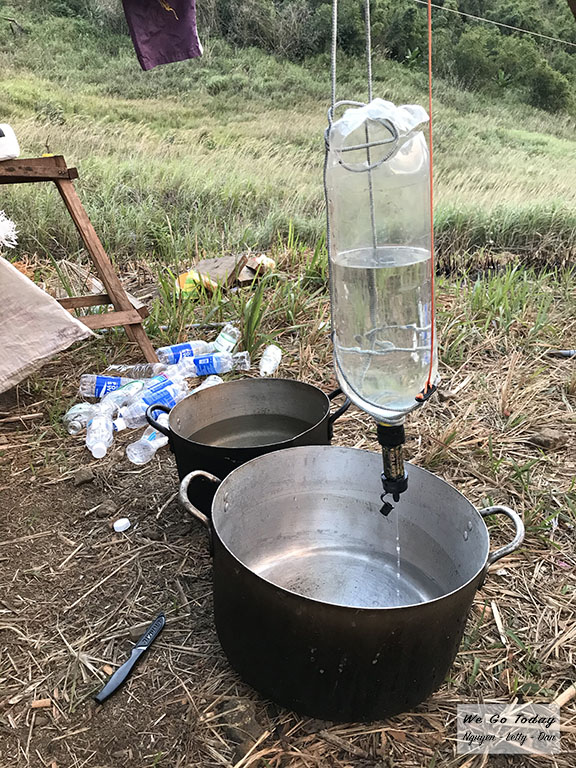 Lọc nước uống cho ngày đi về